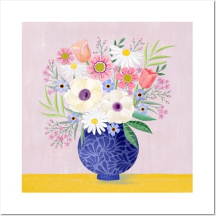 Flower bouquet Posters and Art